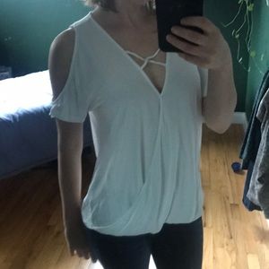 Softest cold shoulder top